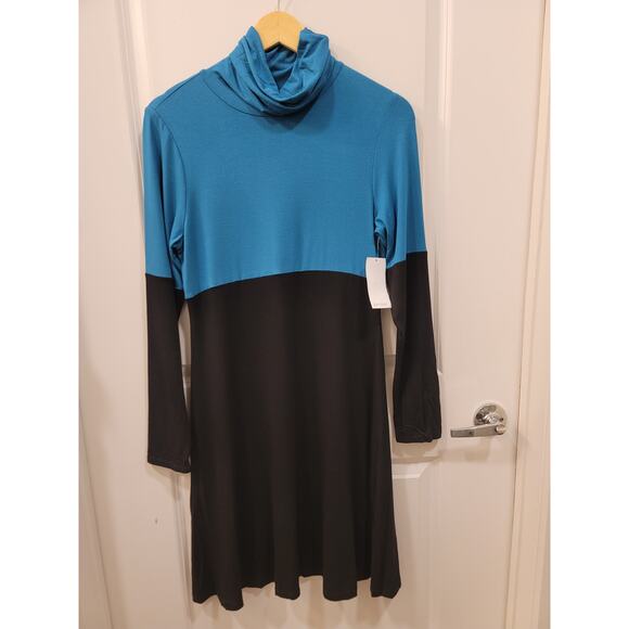 Karen Kane Colorblock Turtleneck Dress - Picture 6 of 8
